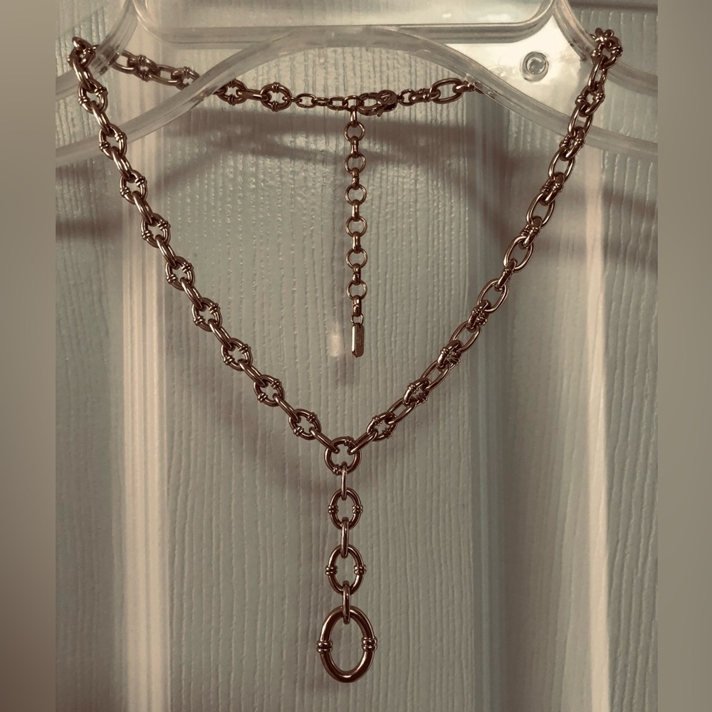 Ralph Lauren  Silver Chain Drop Necklace - Women Jewelry - Picture 5 of 7